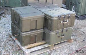 Green barracks boxes