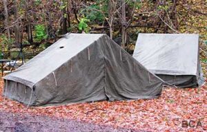 14' x 8' green sleeping tents