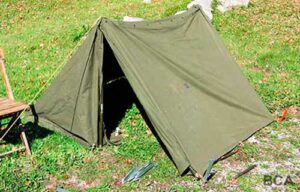Green pup tents