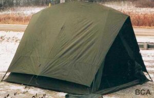 Canadian Army 4-person modern tent with fly