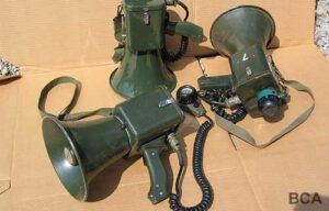 Military megaphones