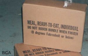 Military ration boxes