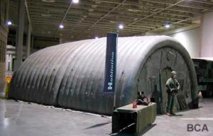 MUST inflatable field hospital exterior view