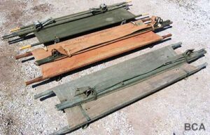 Vintage army field stretchers