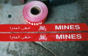 Minefield Warning Tape