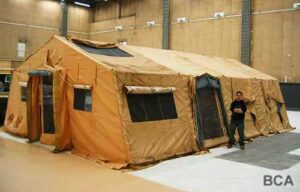 Desert tan modular tent