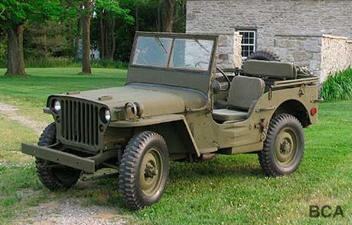 WW2 army jeep