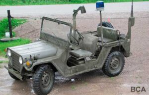 Vietnam-era army jeep