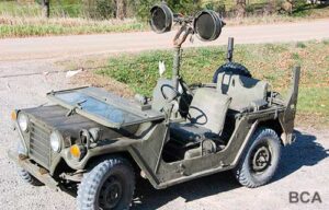 Vietnam-era army jeep