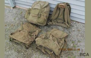 US Army WW2 rucksacks