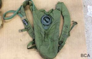 Military water backpack
